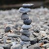 マイ石が作れる粘土で石積みチャレンジ