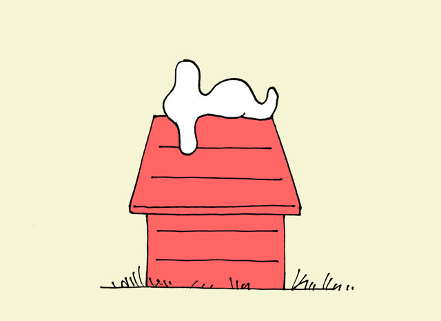 スヌーピーの犬小屋 を作って上でゴロゴロしたい デイリーポータルz