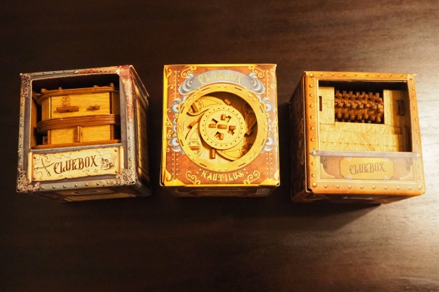 ClueBox 木製謎解きパズル 3セット 【大放出セール】 www 